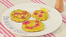 西兰花软米饼