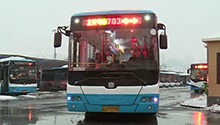 冰雪天气中的长沙公交司机
