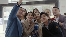 一家人送小咪陈慕远行