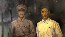 在这里，贺龙与周恩来初次见面