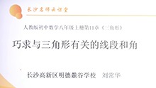巧求与三角形有关的线段和角（二）