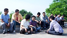 幕后花絮之乔杉于洋教群演演戏